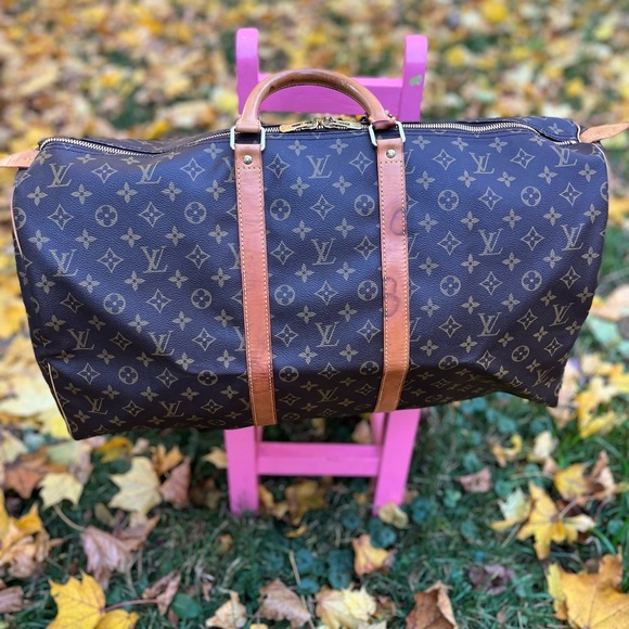 Authentic Louis Vuitton Keepall 55 Bag - Picture 4 of 16